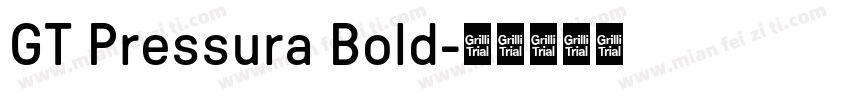 GT Pressura Bold字体转换